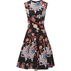 Mary Katrantzou - Masson Printed Silk-Satin Dress - UK 10